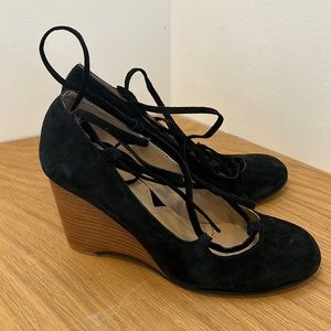 Adrienne Vittidani Black Suede Pumps
